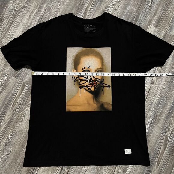 RARE Akomplice 3rd Eye Open Black Shirt L - Picture 7 of 8